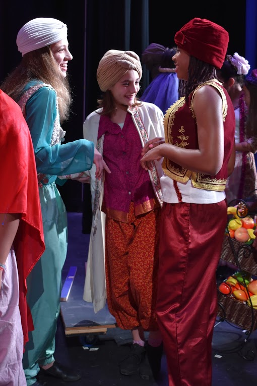 Aladdin Jr ensemble close-up